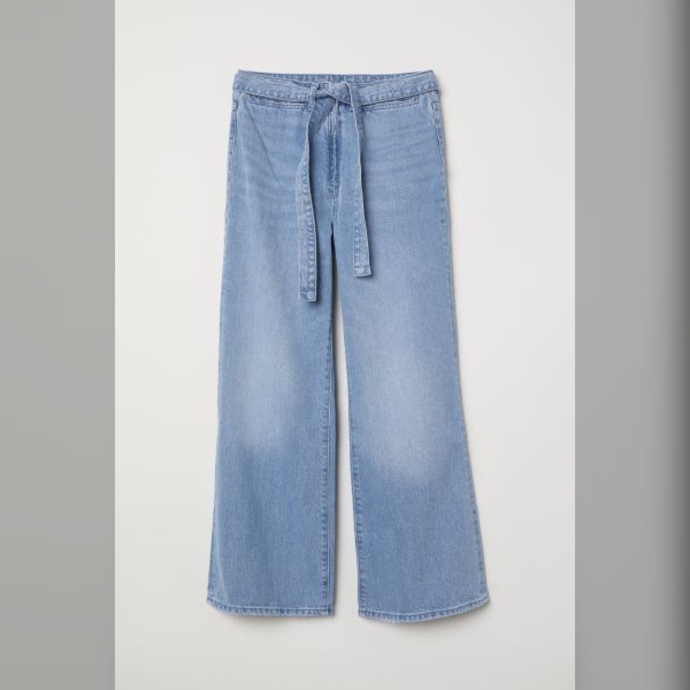 Wide Leg High Waist Jeans